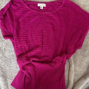 Calvin Klein Fuchsia Blouse